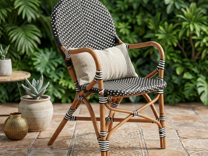 Natural Rattan Lounge Chair