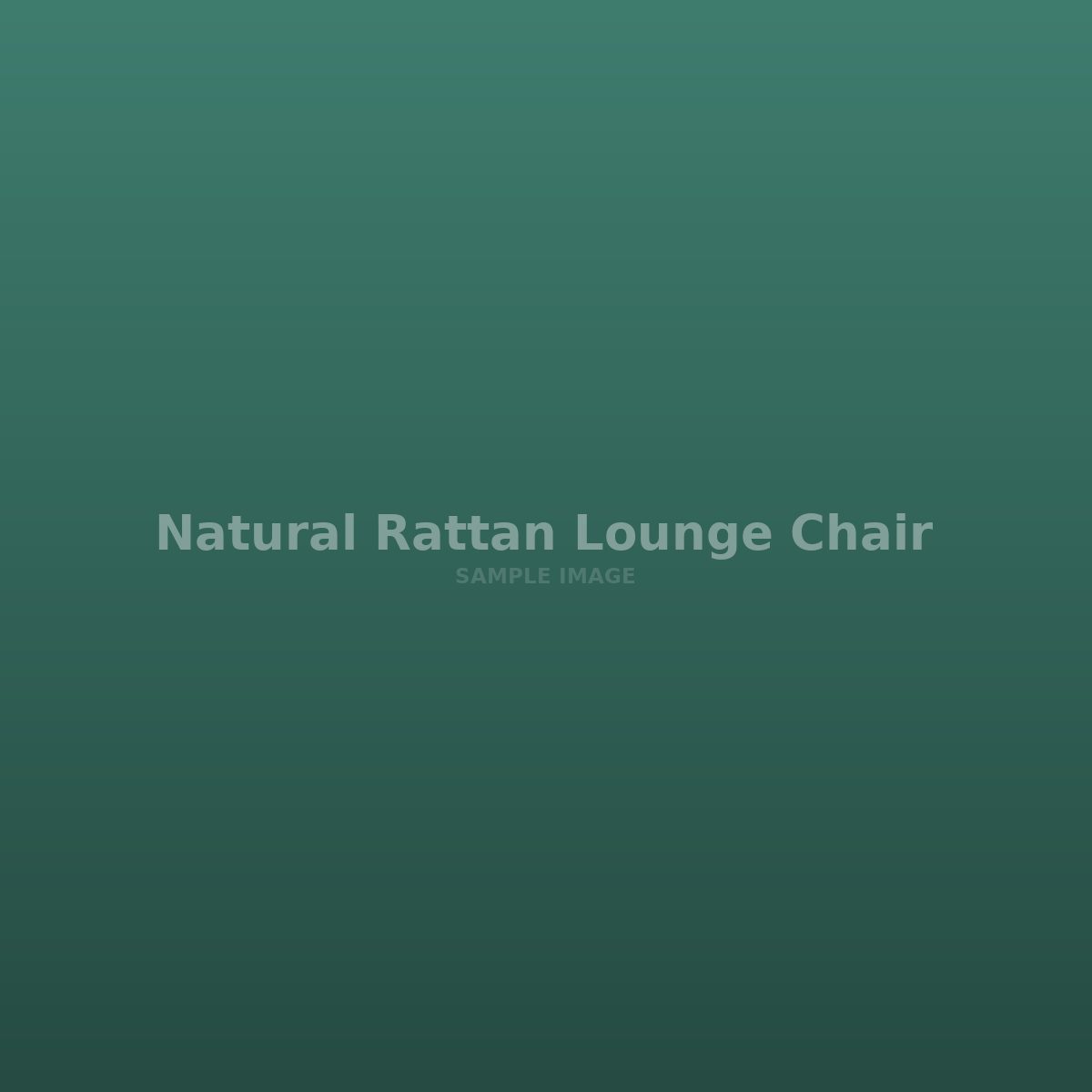 Natural Rattan Lounge Chair